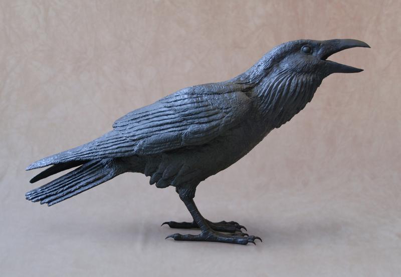 Raven A - Twice Life Size