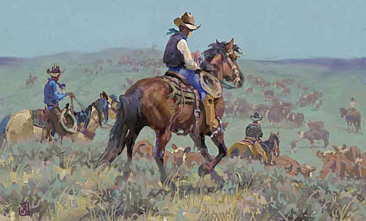 Jim Rey-Backtrail-Sorrel Sky Gallery-Print