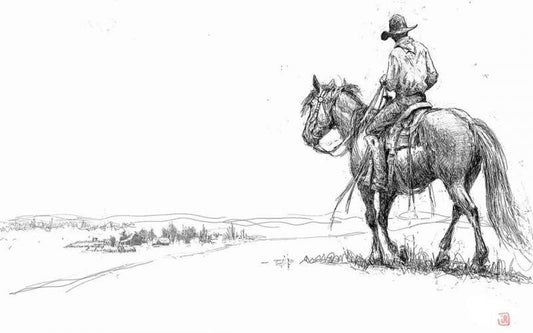 Jim Rey-Homeward Bound - Digital Sketch-Sorrel Sky Gallery-Print