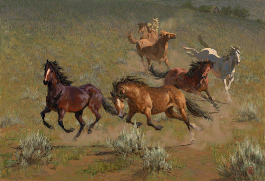 Horse Play-Print-Jim Rey-Sorrel Sky Gallery