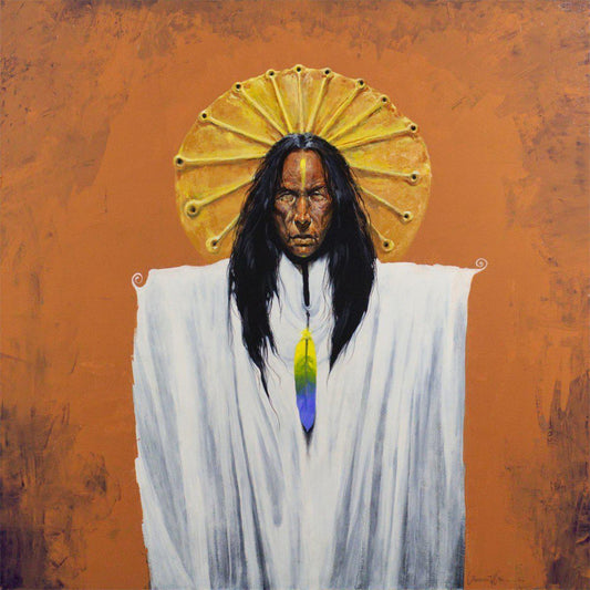 Sun Spirit Shaman-Painting-Lawrence Lee-Sorrel Sky Gallery