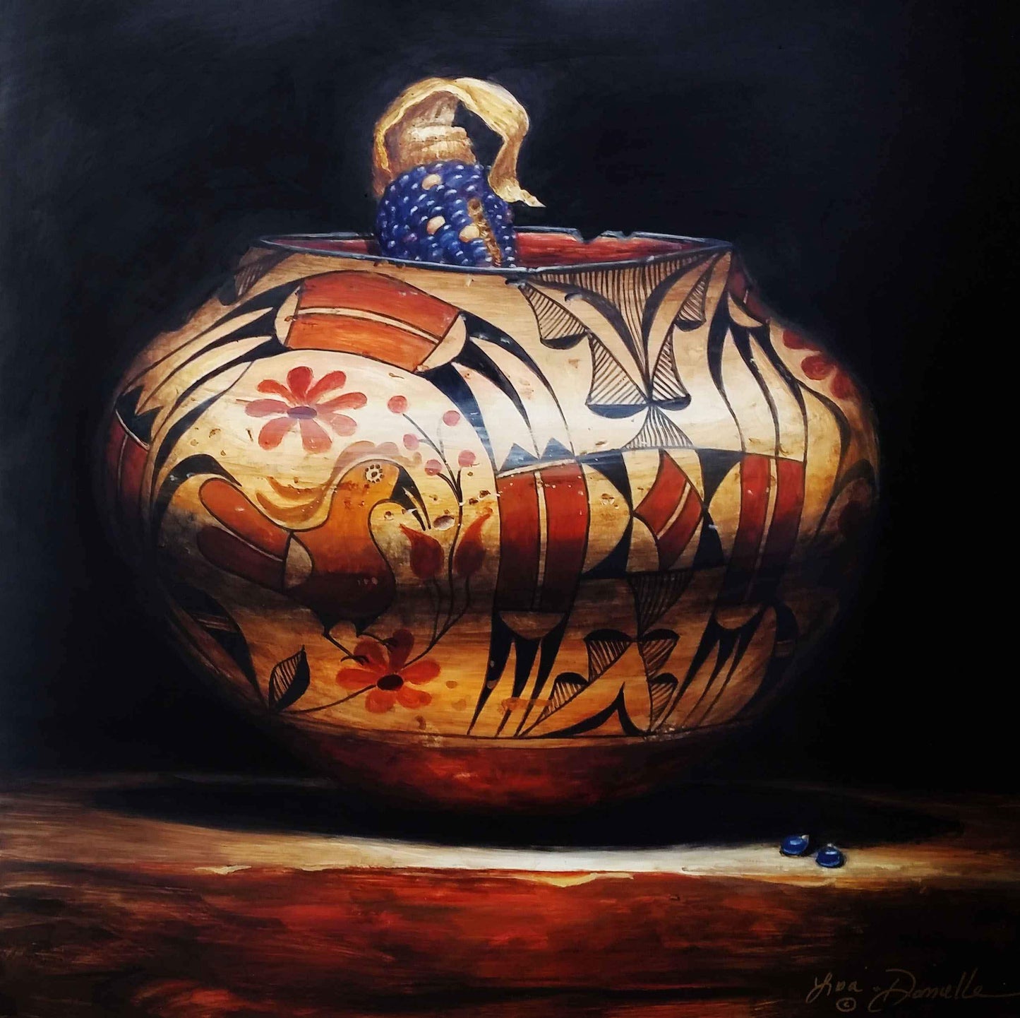 Acoma Birds and Blue Corn-Lisa Danielle-Sorrel Sky Gallery