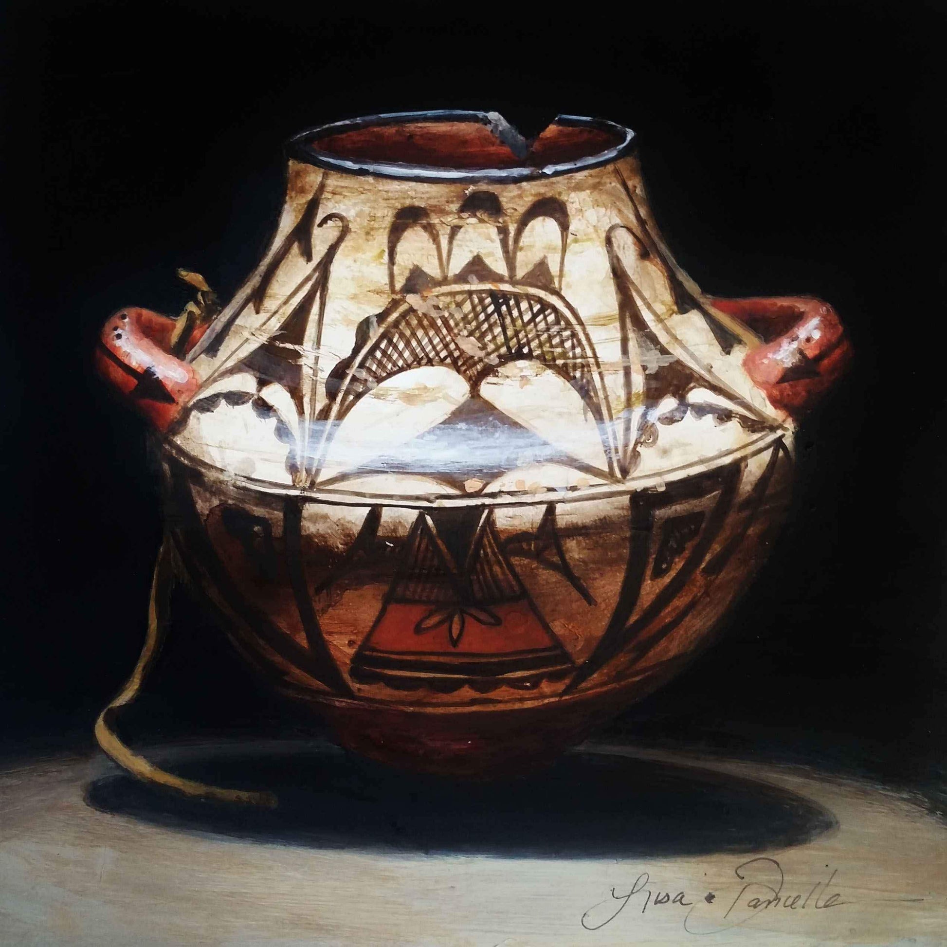 Little Handled Hopi-Painting-Lisa Danielle-Sorrel Sky Gallery
