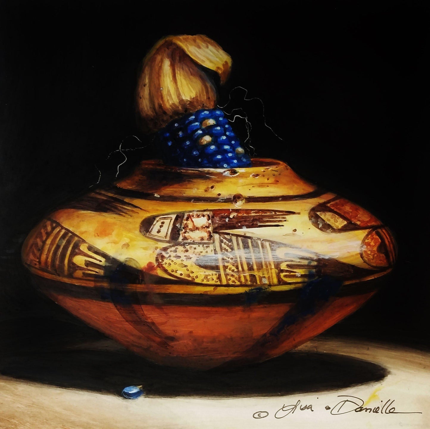 Little Hopi Touched by Blue-Lisa Danielle-Sorrel Sky Gallery
