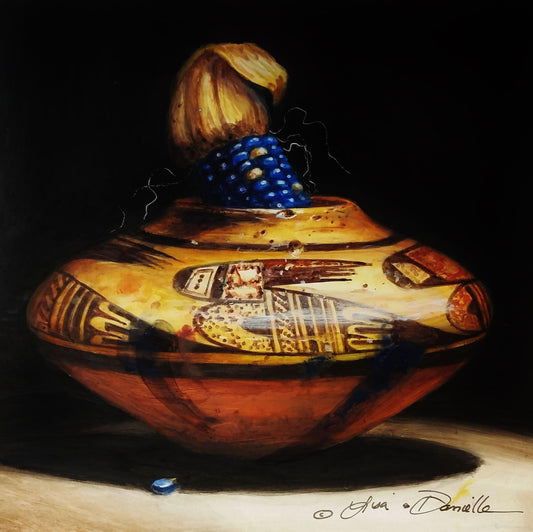 Little Hopi Touched by Blue-Lisa Danielle-Sorrel Sky Gallery