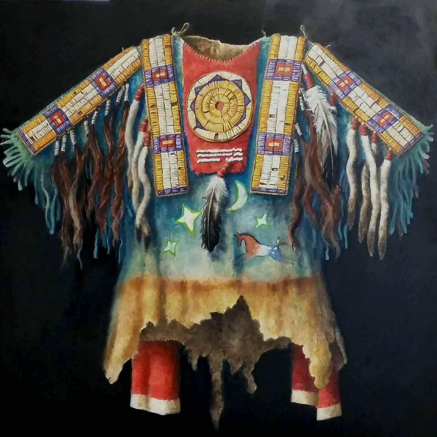 The Nighthorse Shirt-Lisa Danielle-Sorrel Sky Gallery