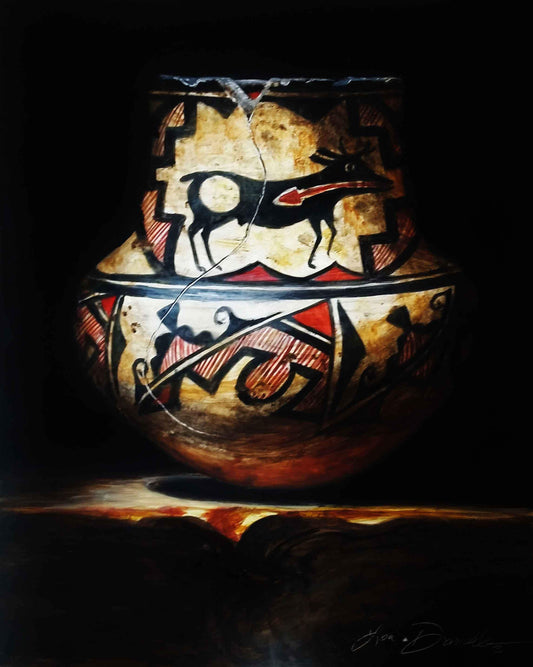 Zuni Deer Jar-Lisa Danielle-Sorrel Sky Gallery