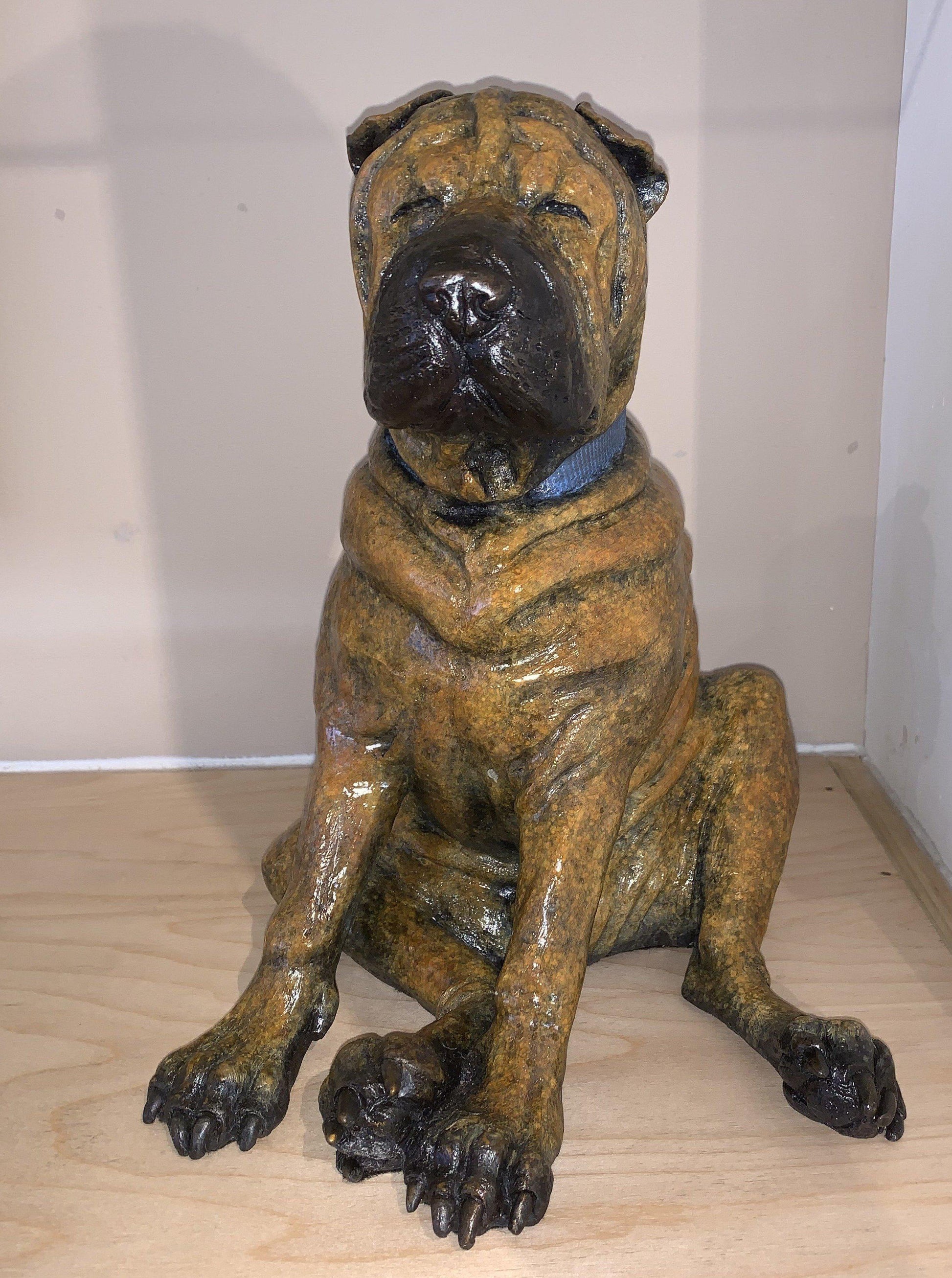 Shar Pei-Sculpture-Mark Dziewior-Sorrel Sky Gallery