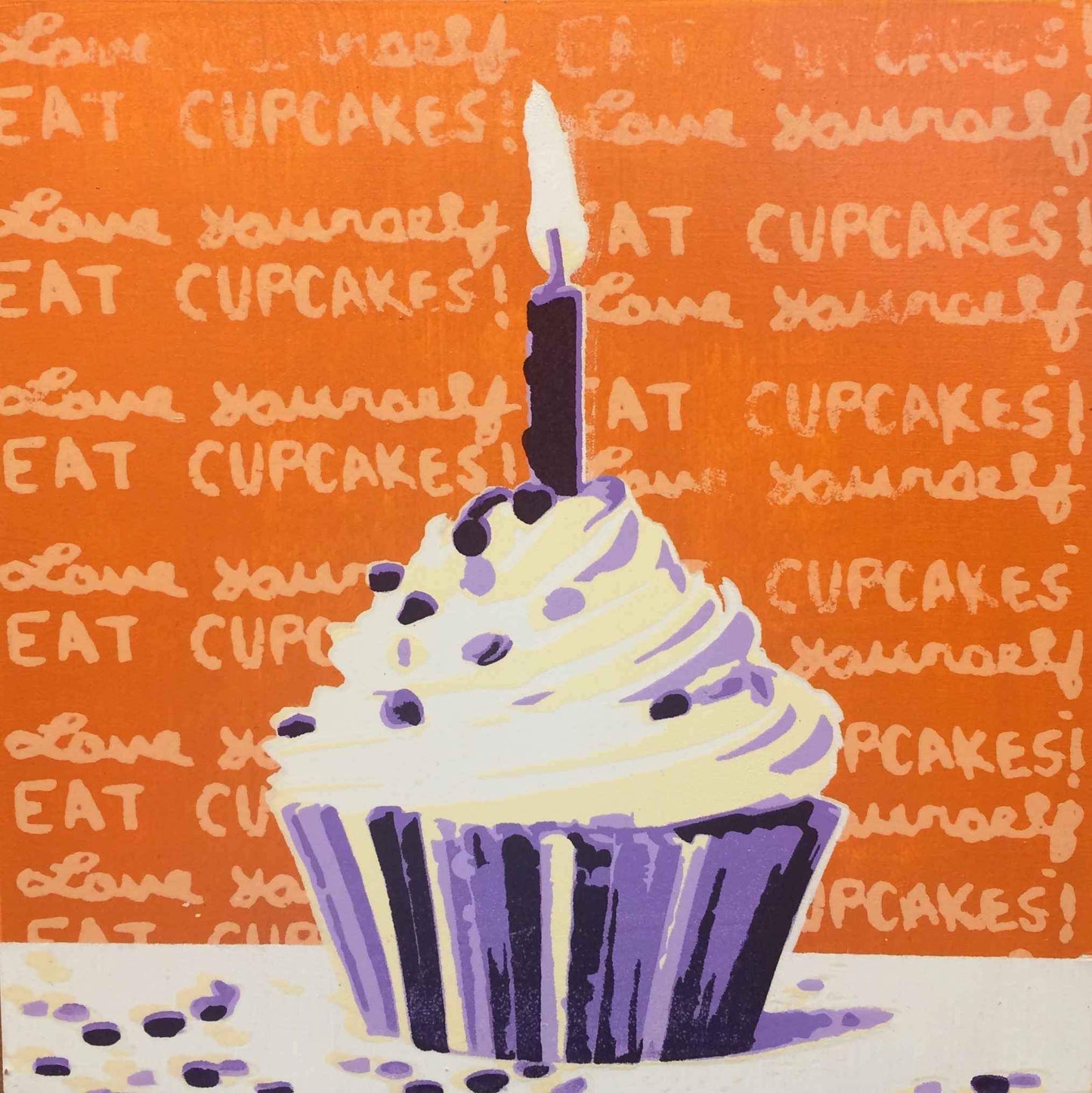 Maura Allen-Cupcake Love: Bite Size I-Sorrel Sky Gallery-Painting