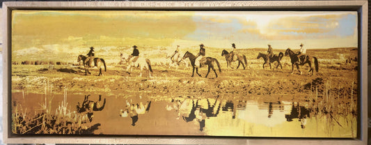 Golden Hour | Along The River-Painting-Maura Allen-Sorrel Sky Gallery