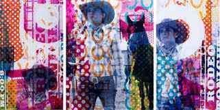 Maura Allen-My Rodeo Girl (Triptych)-Sorrel Sky Gallery-Painting