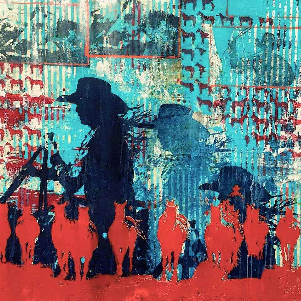 Maura Allen-On The Run-Sorrel Sky Gallery-Painting