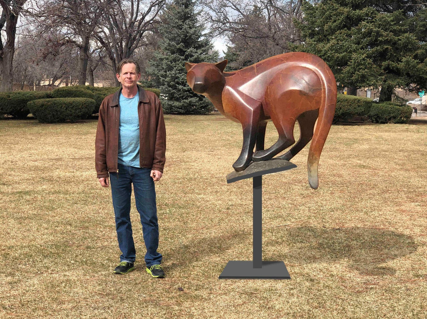 Michael Tatom-40" Puma-Sorrel Sky Gallery-Sculpture