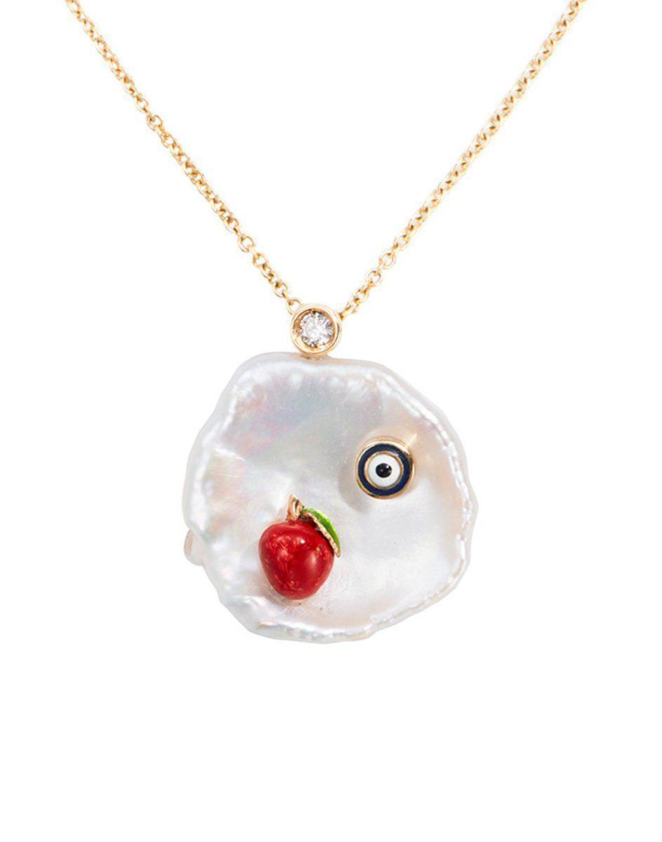 Apple Of My Eye Pendant-Jewelry-Of Rare Origin-Sorrel Sky Gallery