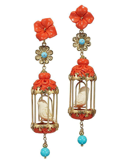 Aviary Classic Earrings-Jewelry-Of Rare Origin-Sorrel Sky Gallery