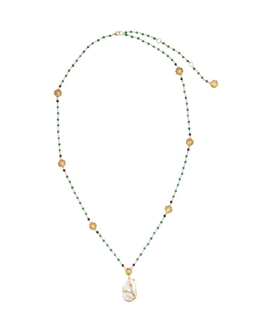 Hedera Pearl Lavalier-Jewelry-Of Rare Origin-Sorrel Sky Gallery