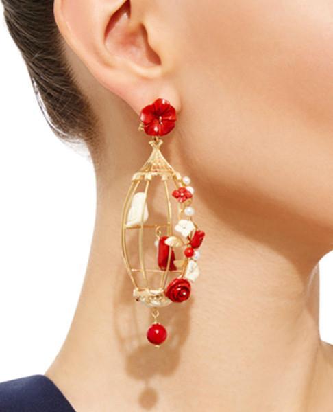 Lovebirds Earrings-Jewelry-Of Rare Origin-Sorrel Sky Gallery