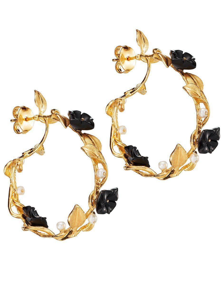 Mini Flower Whirl Earrings-Jewelry-Of Rare Origin-Sorrel Sky Gallery