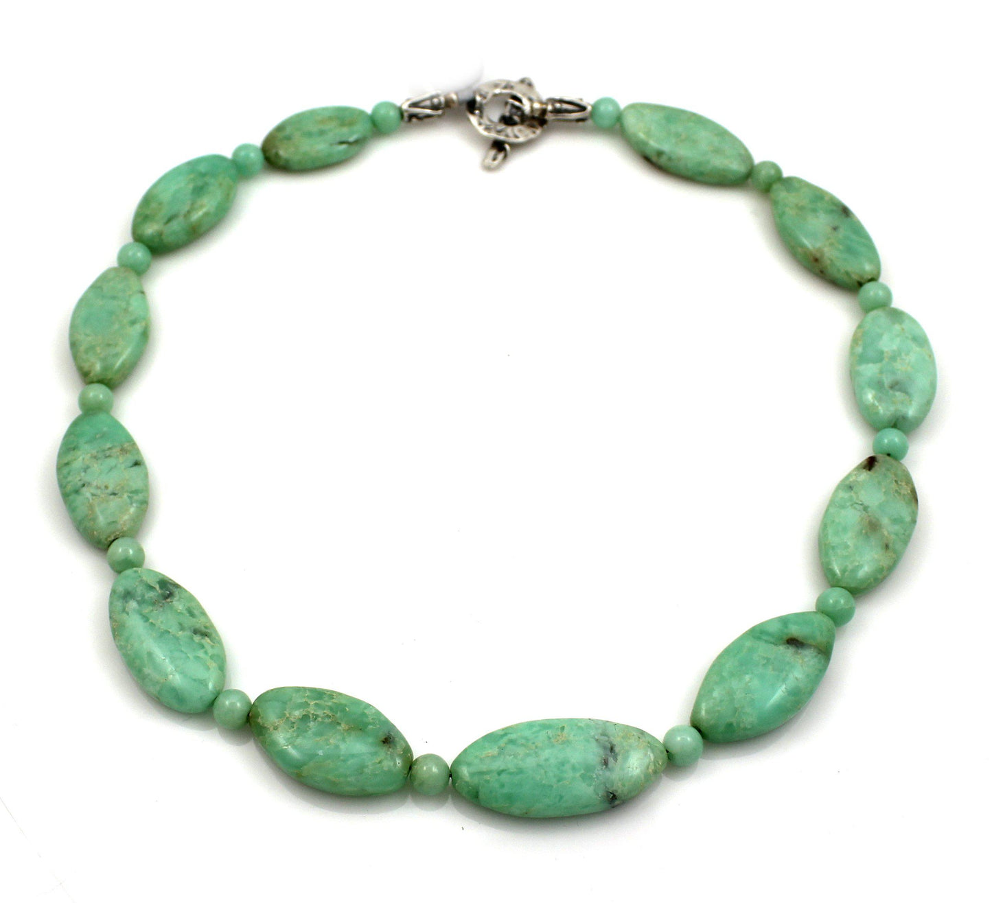 Chrysoprase Necklace-Jewelry-Pam Springall-Sorrel Sky Gallery