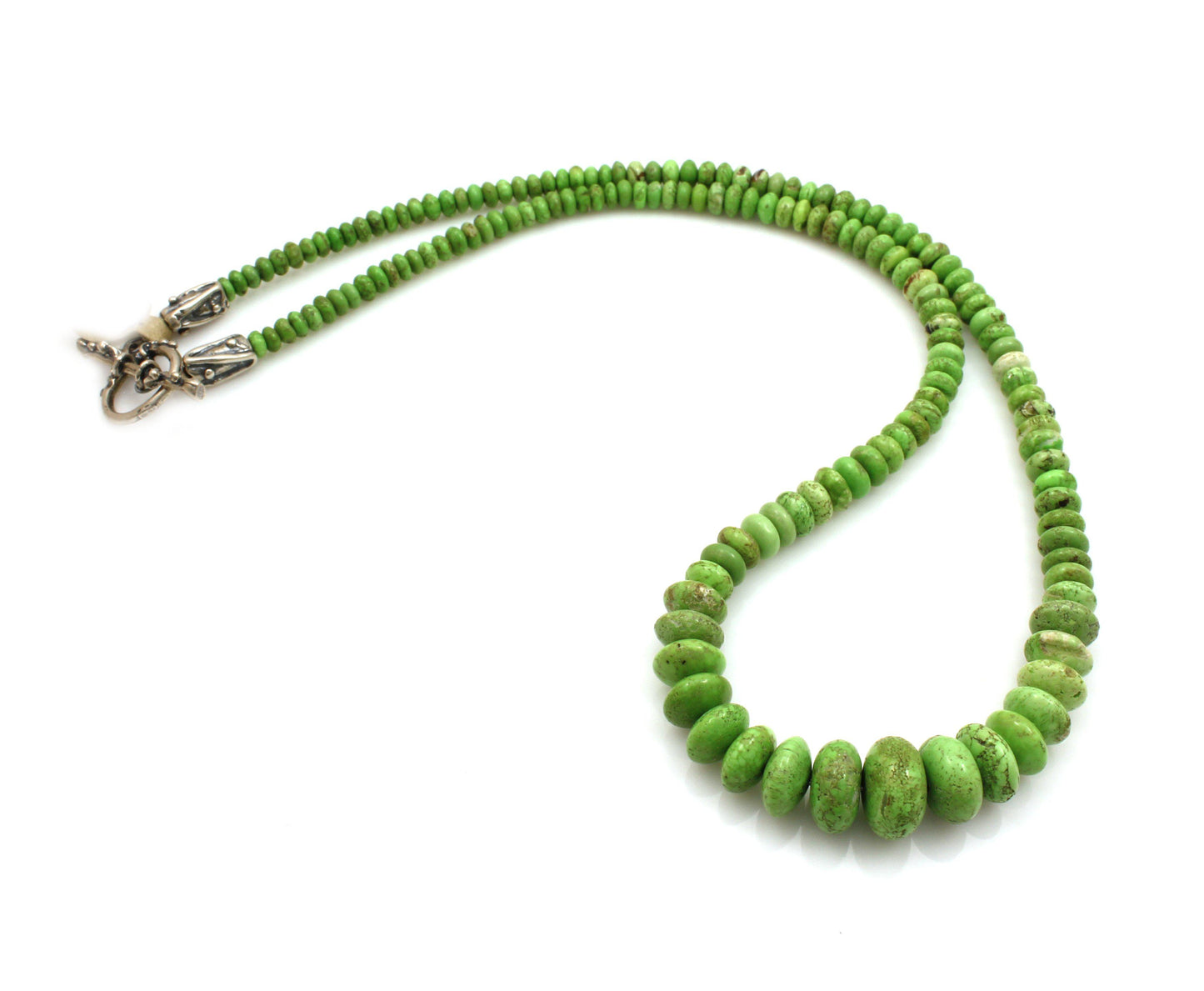 Graduated Gaspeite Necklace-Jewelry-Pam Springall-Sorrel Sky Gallery