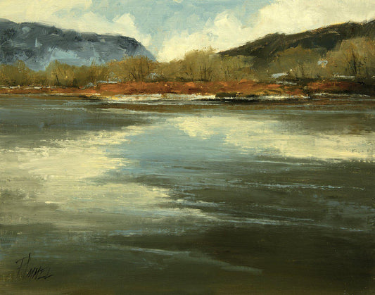 Reflected Clouds-Painting-Peggy Immel-Sorrel Sky Gallery