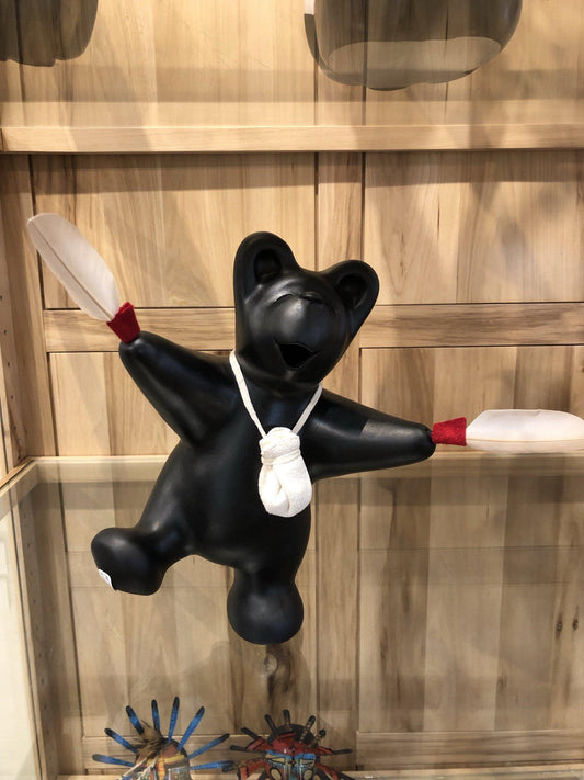 Eagle Dancer Bear-Pottery-Randy Chitto-Sorrel Sky Gallery