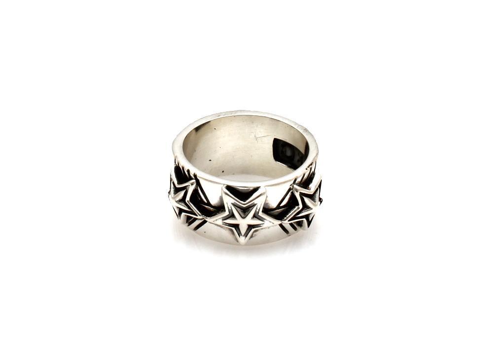 Three Star Feather Ring