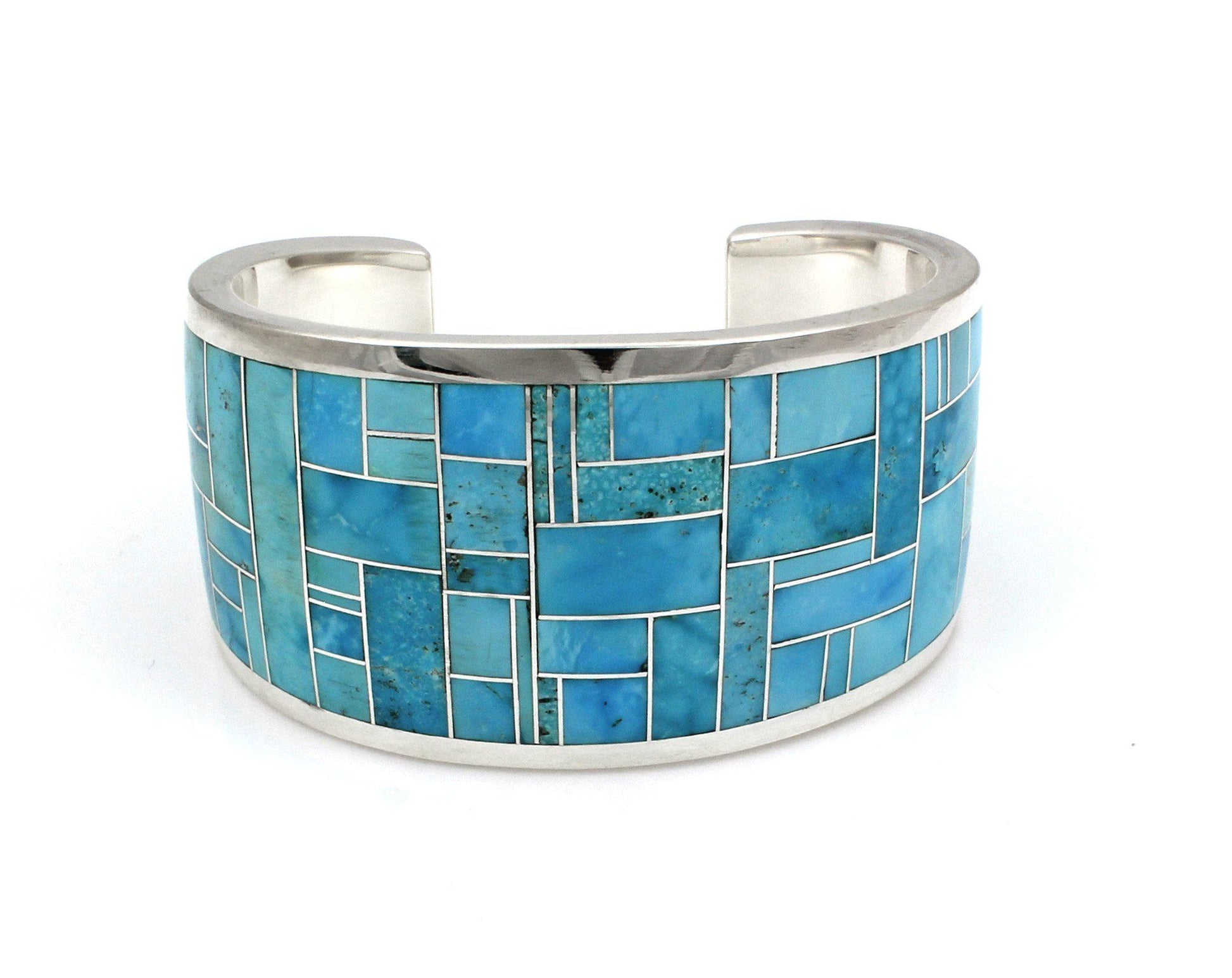 Wide Inlay Cuff-Jewelry-Ray Tracey-Sorrel Sky Gallery