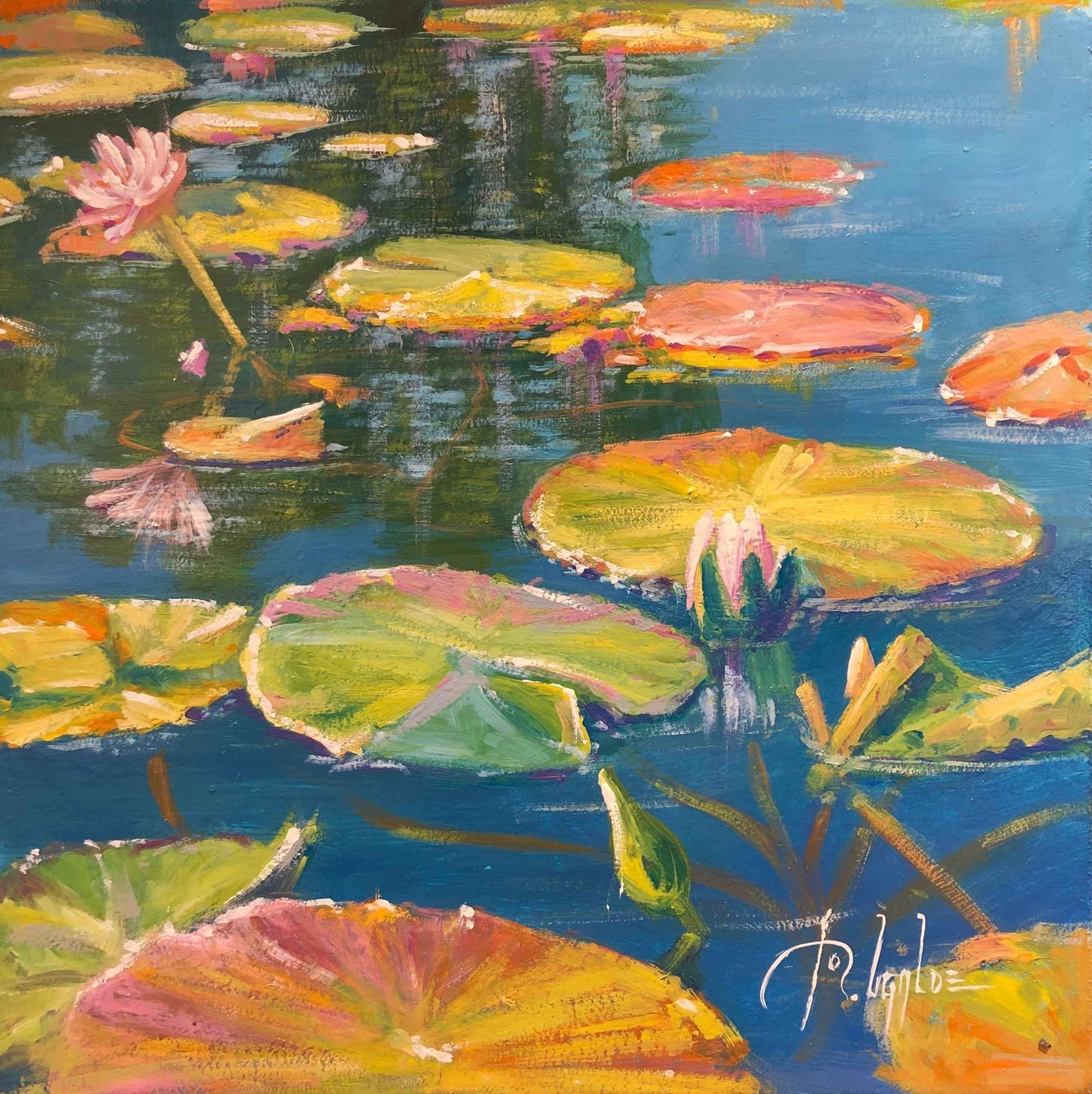 Lily Pads-Painting-Roberto Ugalde-Sorrel Sky Gallery