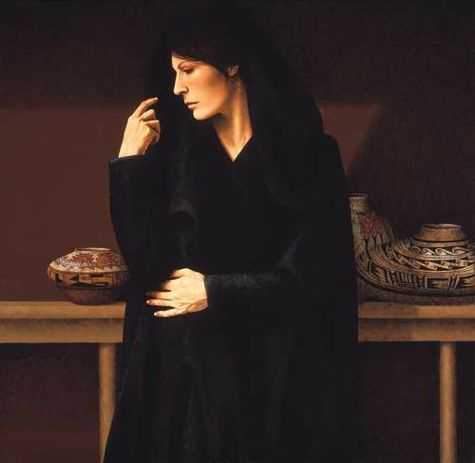 Rory Wagner-Sorrel Sky Gallery-Print-Woman With Pottery