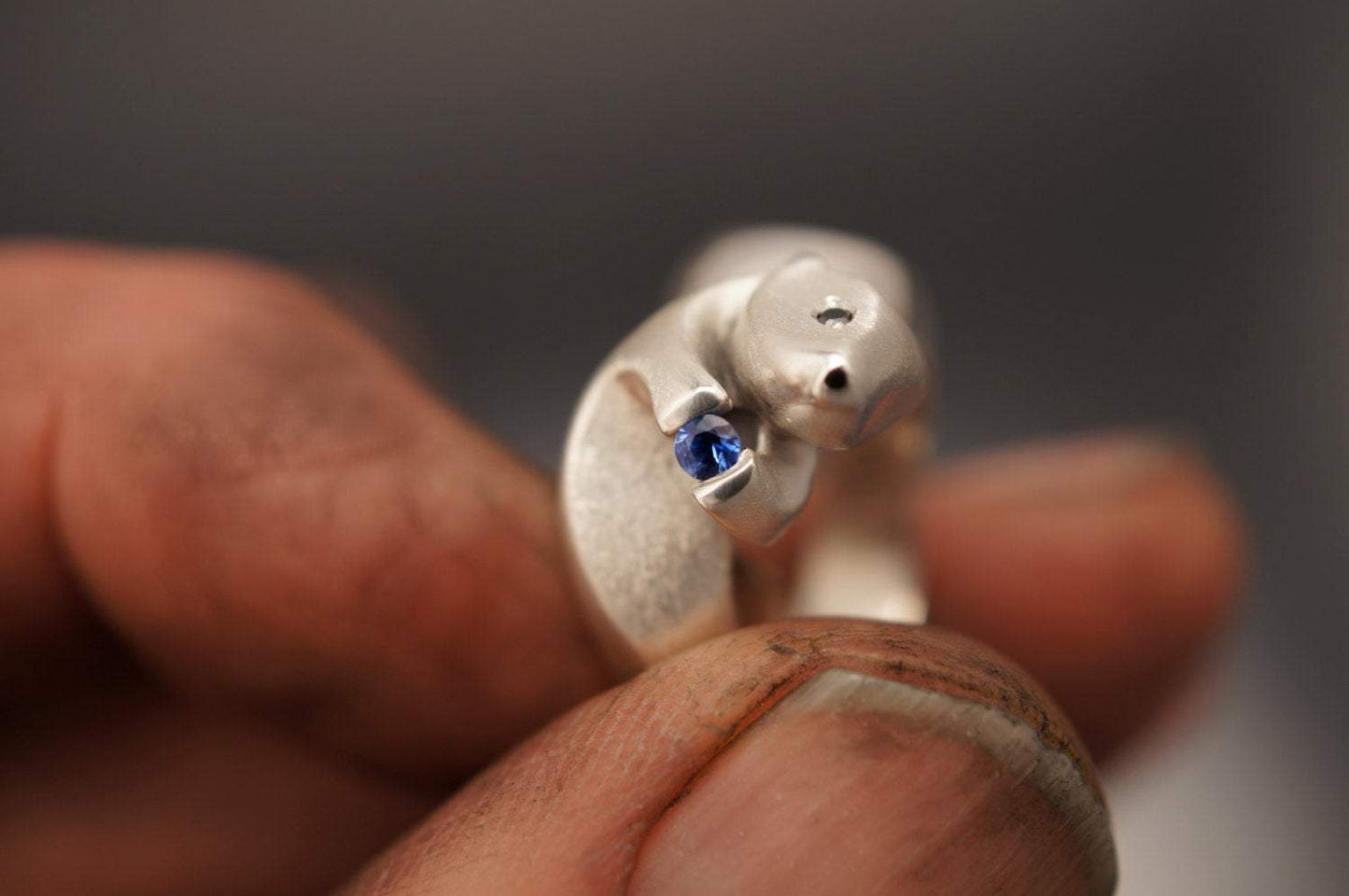 Otter Ring - Sterling Silver