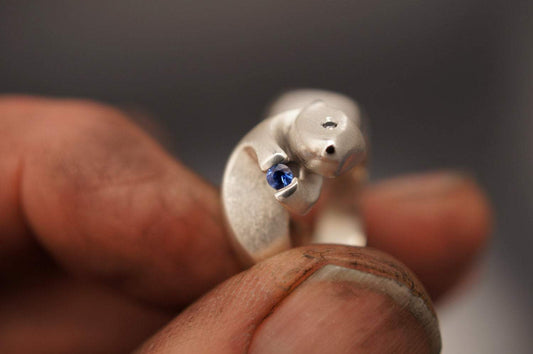 Otter Ring - Sterling Silver