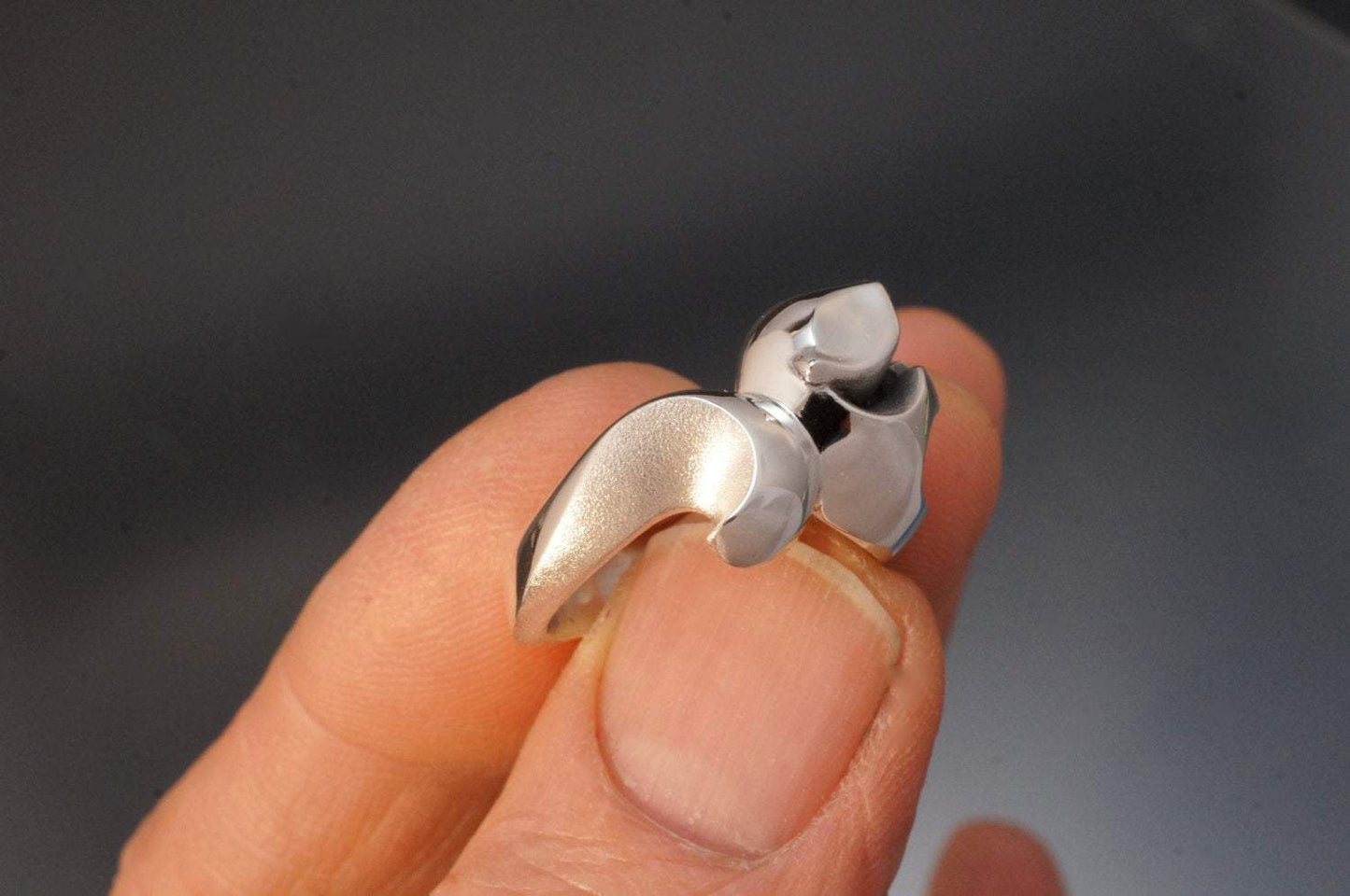 Sea Otter Ring. Michael Tatom. Jewelry. Sorrel Sky Gallery.