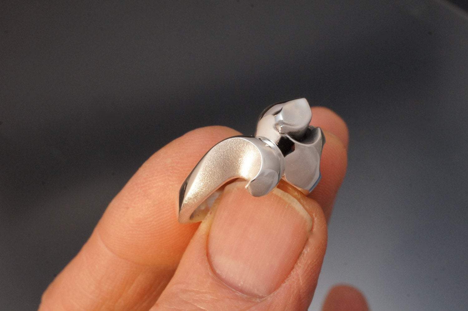 Sea Otter Ring. Michael Tatom. Jewelry. Sorrel Sky Gallery.