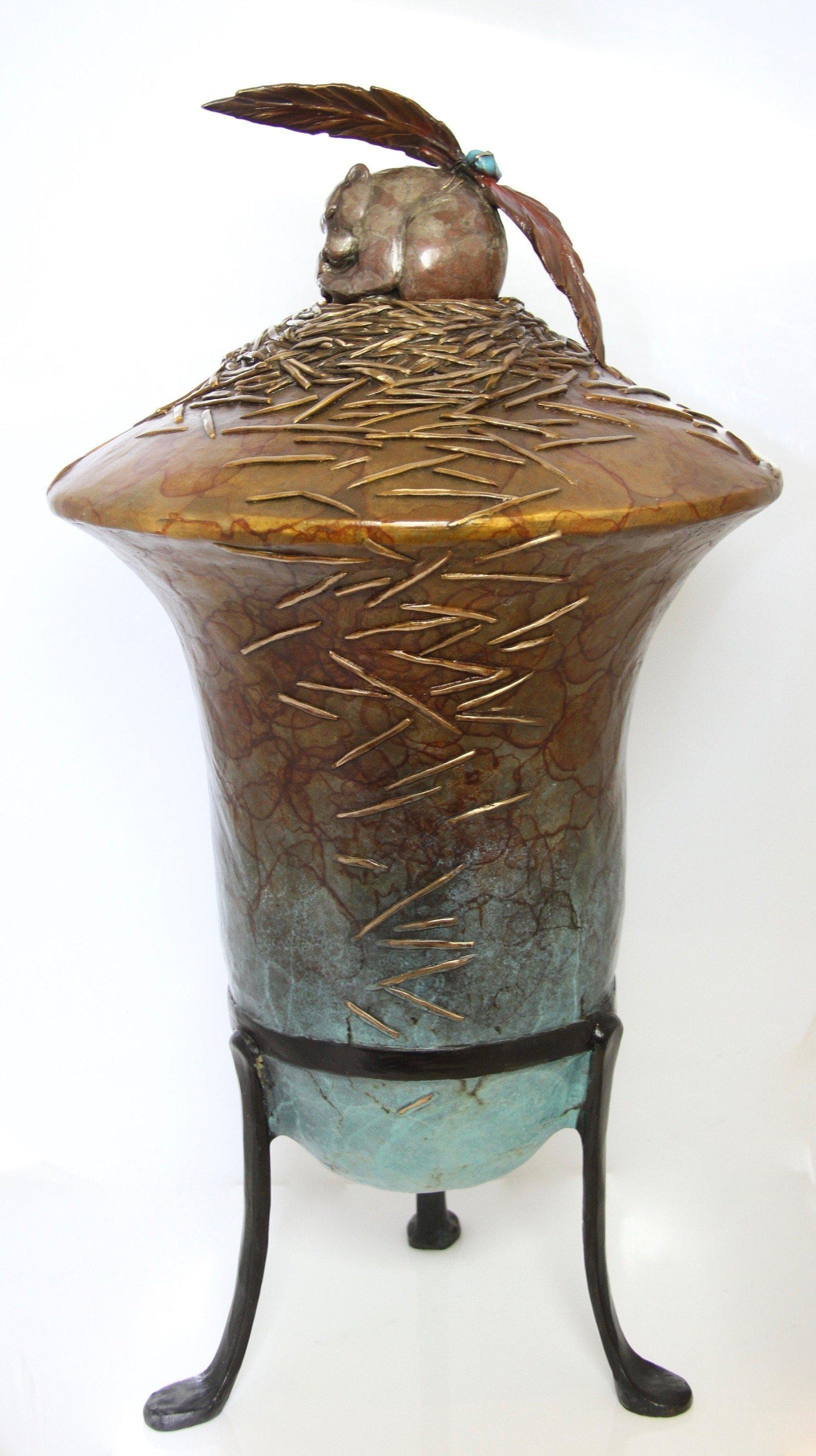 Star Liana York-Bear Vessel-Sorrel Sky Gallery-Sculpture