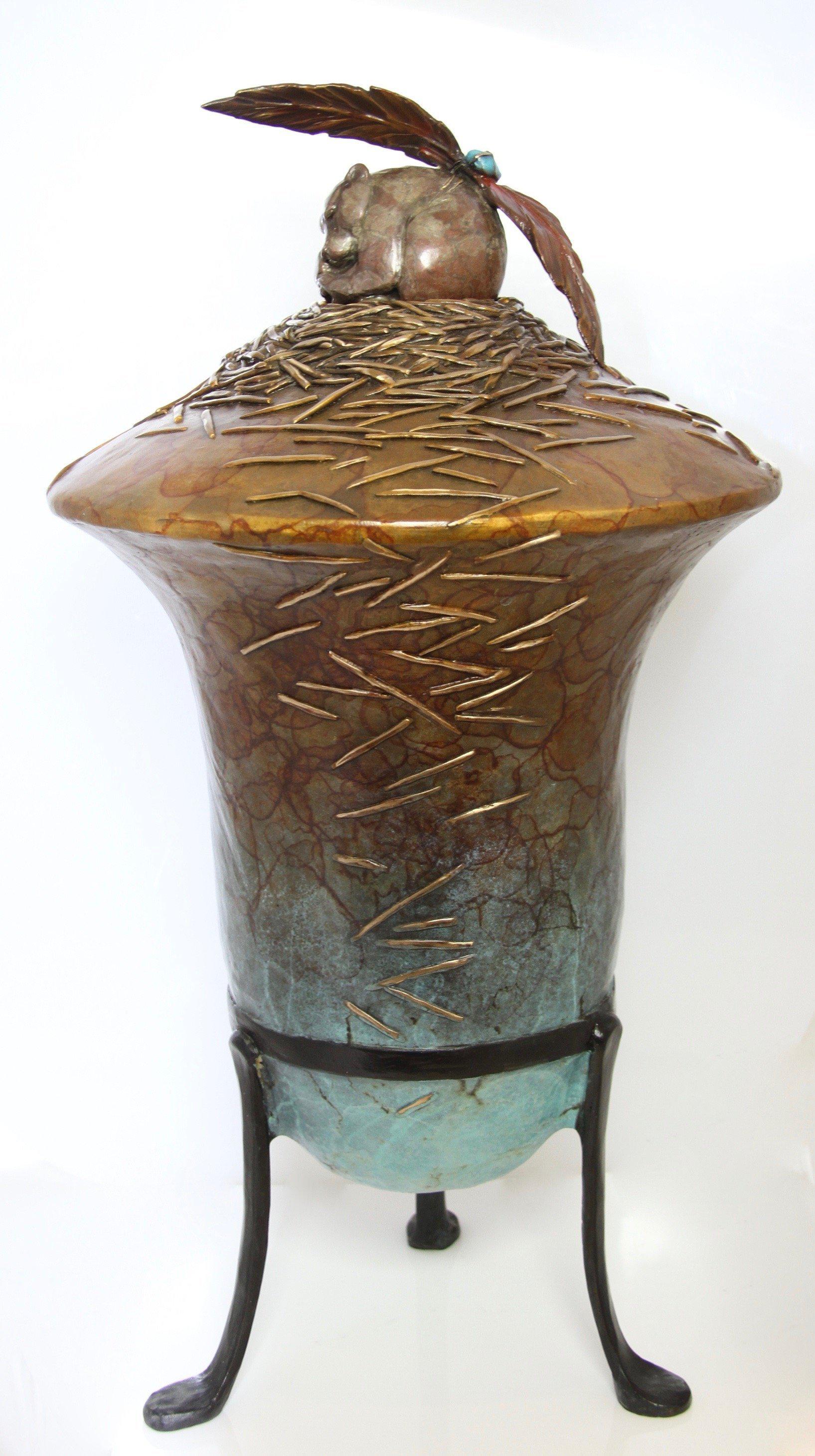 Star Liana York-Bear Vessel-Sorrel Sky Gallery-Sculpture