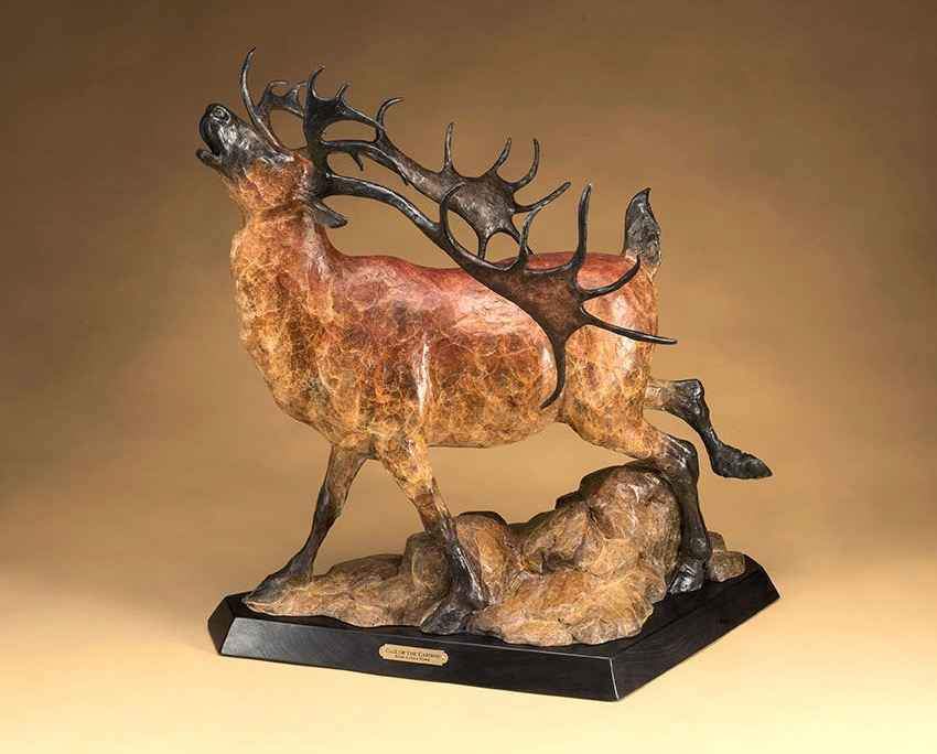 Star Liana York-Call Of the Caribou-Sorrel Sky Gallery-Sculpture