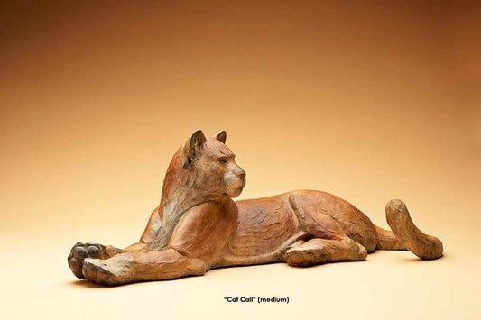 Star Liana York-Cat Call (Medium)-Sorrel Sky Gallery-Sculpture
