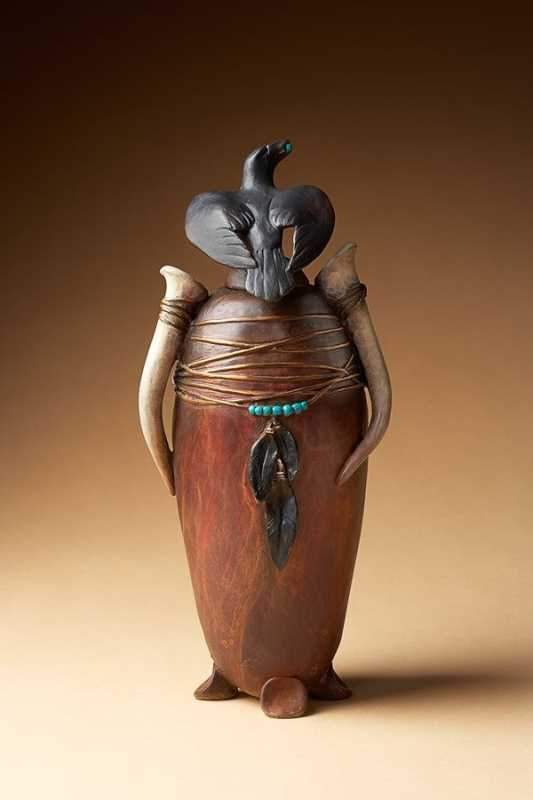 Star Liana York-Crow Vessel-Sorrel Sky Gallery-Sculpture