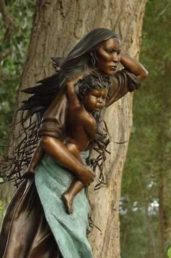 Star Liana York-Distant Thunder Monumental-Sorrel Sky Gallery-Sculpture