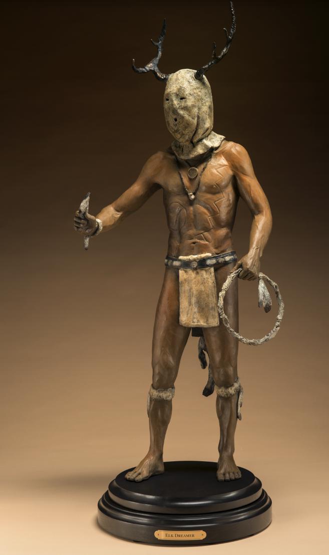 Star Liana York-Elk Dreamer-Sorrel Sky Gallery-Sculpture