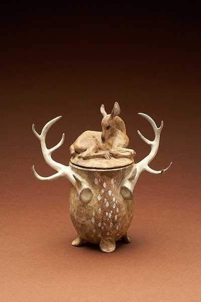 Star Liana York-Fawn Vessel-Sorrel Sky Gallery-Sculpture
