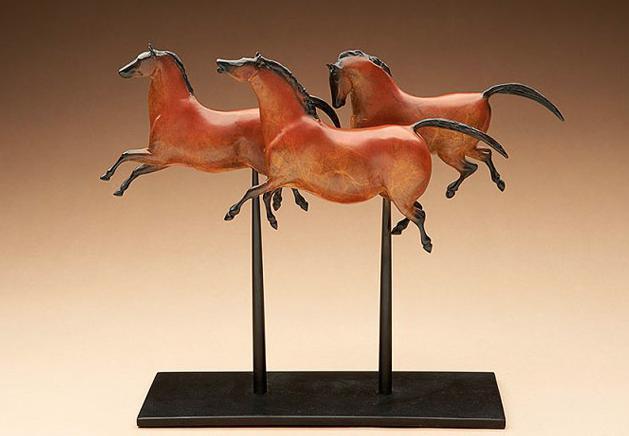 Star Liana York-Hoof Beats-Sorrel Sky Gallery-Sculpture