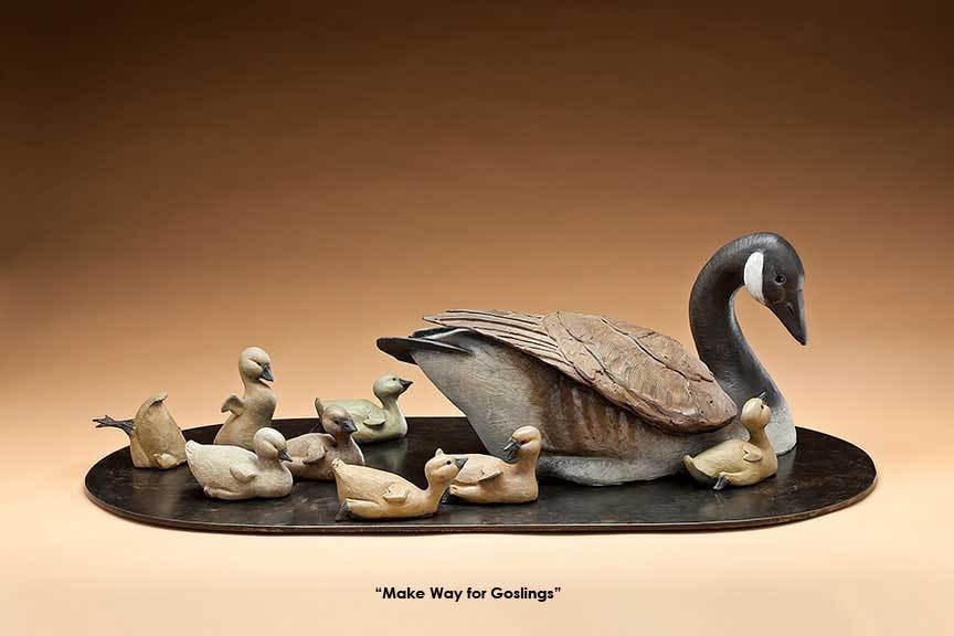 Star Liana York-Make Way For Goslings-Sorrel Sky Gallery-Sculpture