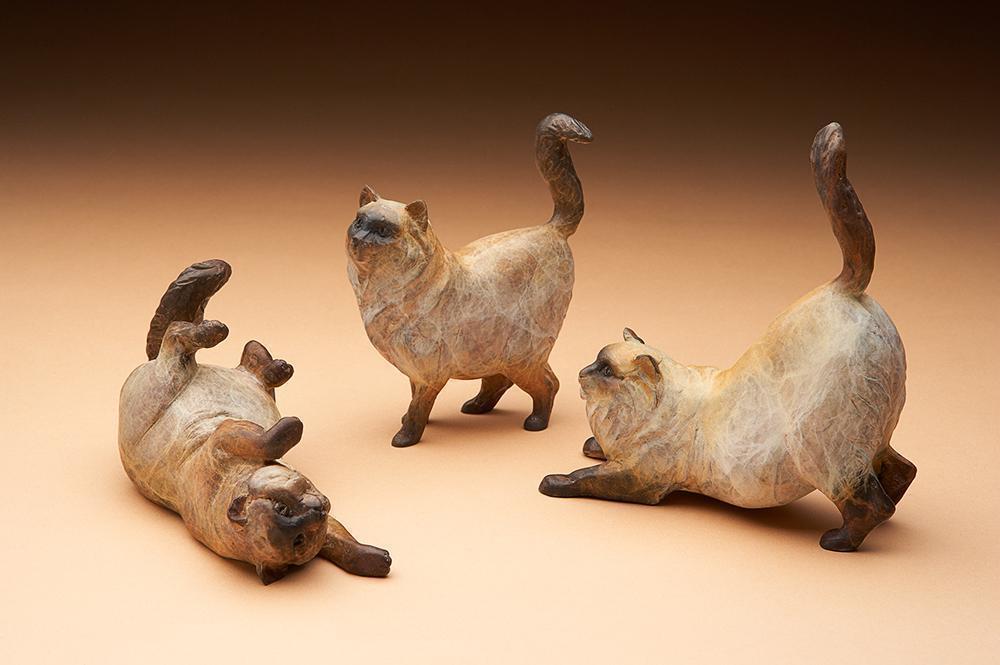 Playful Cats - Set of 3 Cats