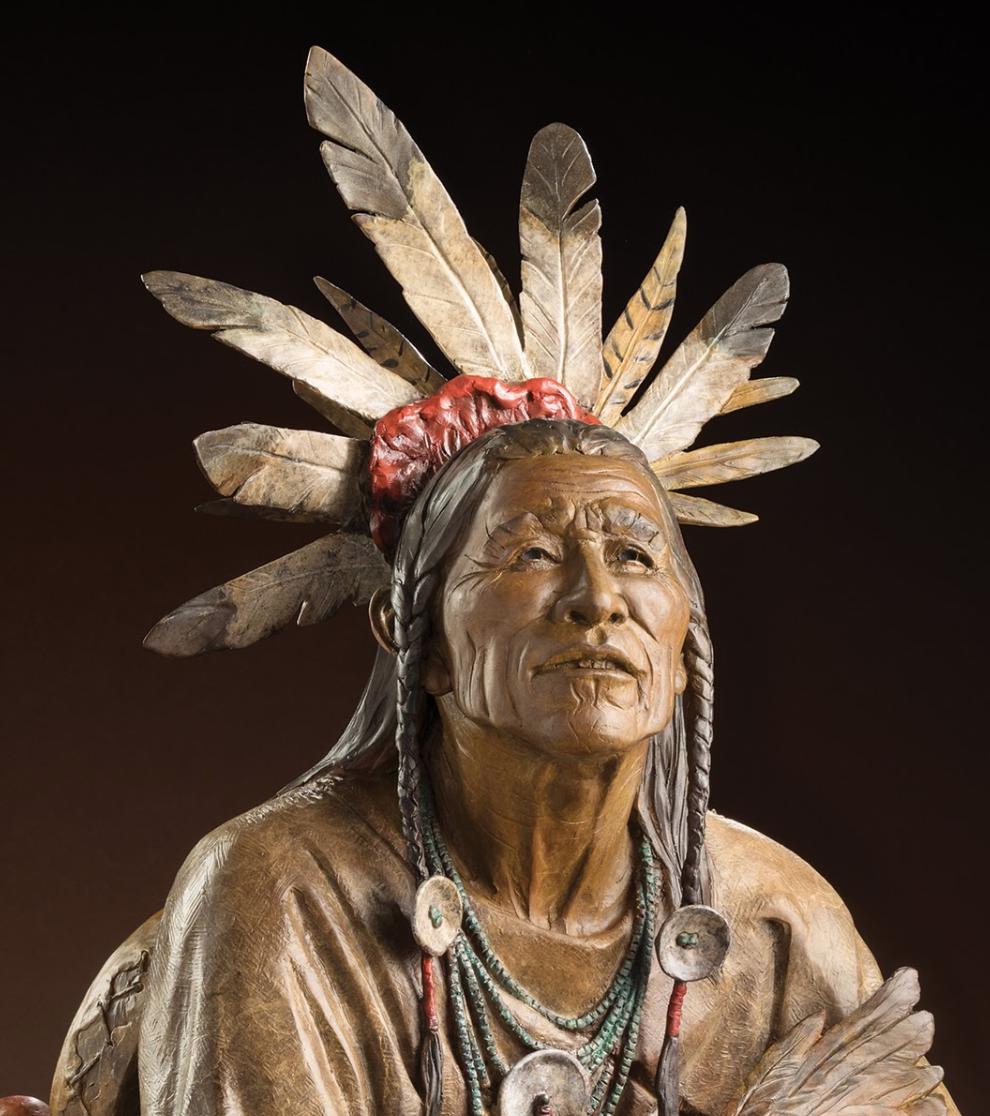 Star Liana York-Prayer Chant-Sorrel Sky Gallery-Sculpture