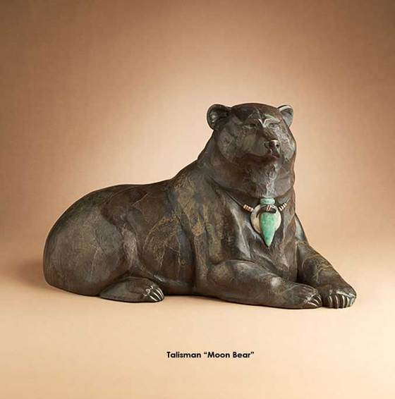 Star Liana York-Talisman, Moon Bear-Sorrel Sky Gallery-Sculpture