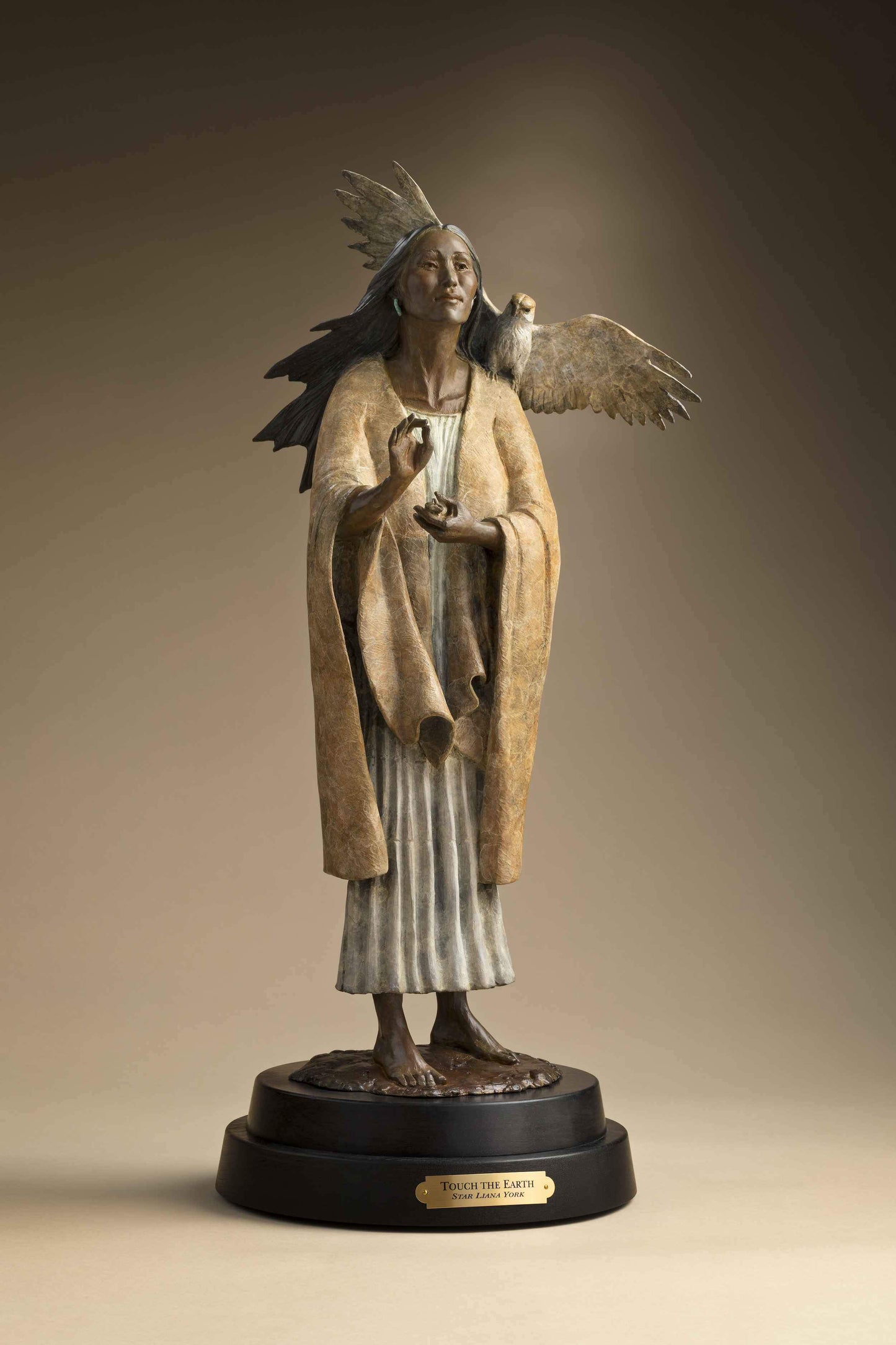 Star Liana York-Touch The Earth-Sorrel Sky Gallery-Sculpture