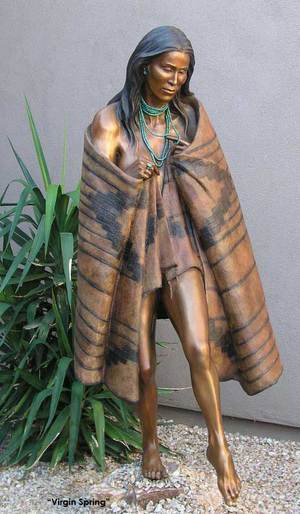 Star Liana York-Virgin Spring-Sorrel Sky Gallery-Sculpture
