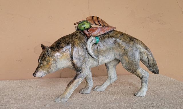 Wolf Moon-Sculpture-Star Liana York-Sorrel Sky Gallery